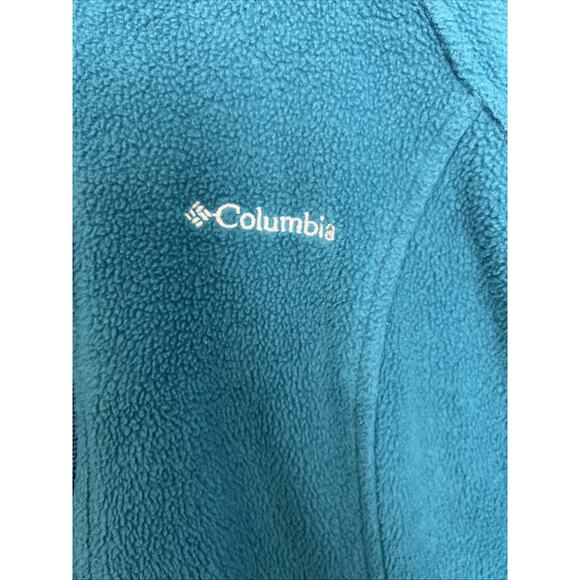 Columbia Full Zip Blue Pullover Fleece Jacket Women’s Size Medium - Picture 2 of 5